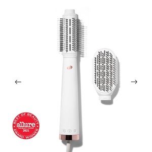 T3 AireBrush Duo Interchangeable Hot Air Blow Dry Brush with Two Attachments